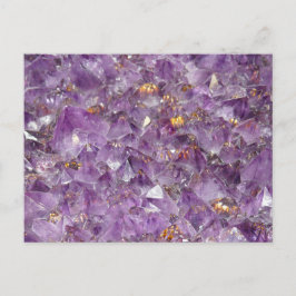 Agate Lila Crystal Vykort