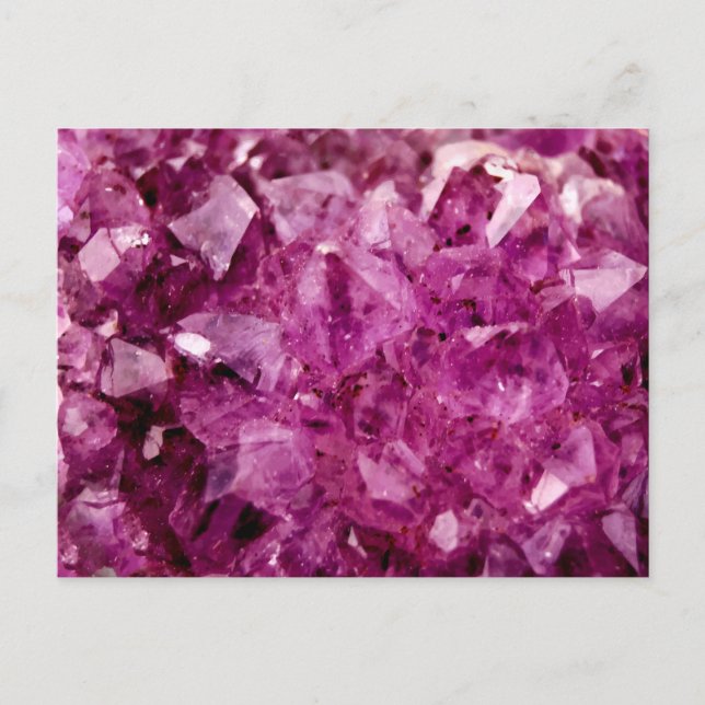 Agate Lila Crystal Vykort (Framsida)