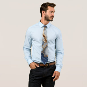 Agate Marble Neck Tie Slips