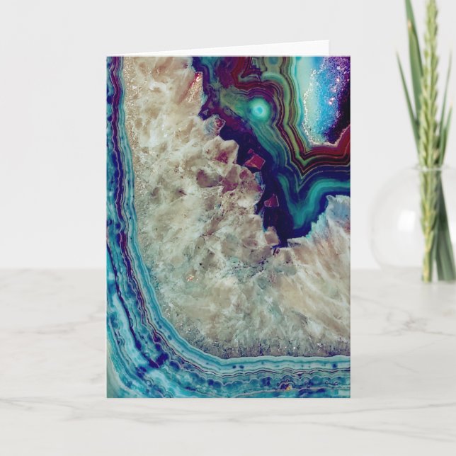 Agate multicolore kort (Framsida)