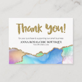 *~* AGATE QR Logotyp TACK Review AP8 Regnbåge Tilläggskort