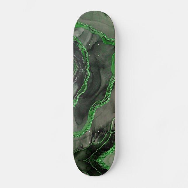 Agate Stil Mini Skateboard Bräda 18,5 Cm (Framsida)