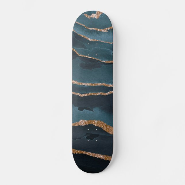Agate Stil Mini Skateboard Bräda 18,5 Cm (Framsida)