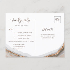 Agate Stone Marble OSA Postcard Vykort