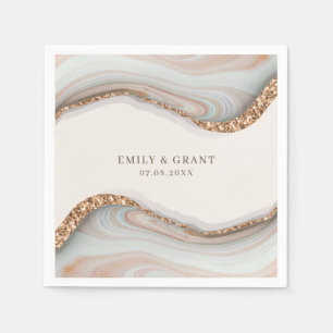 Agate Stone Marble Pappersservett