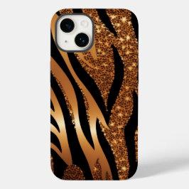 Agate Tiger Blue Glitter iPhone Mate Tuff Fodral