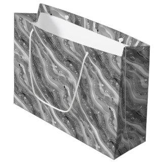 Agate Tryck Papper Presentpåse