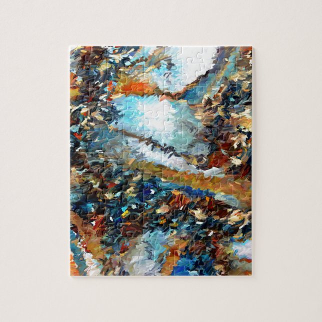 AgateGeode abstrakt Pussel (Vertikal)