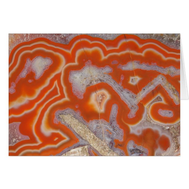 Agaten tar prov hälsningskort (Framsidan Horizontal)