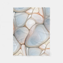 Agates & River Sten Fleece Blanket