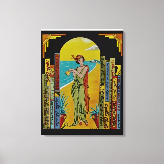 AGATHA CHRISTIE LIFE UNIQUE CANVAS (Framsida)