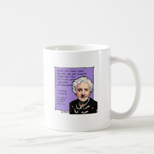 Agatha Christie något att säga skriver det ditt Kaffemugg
