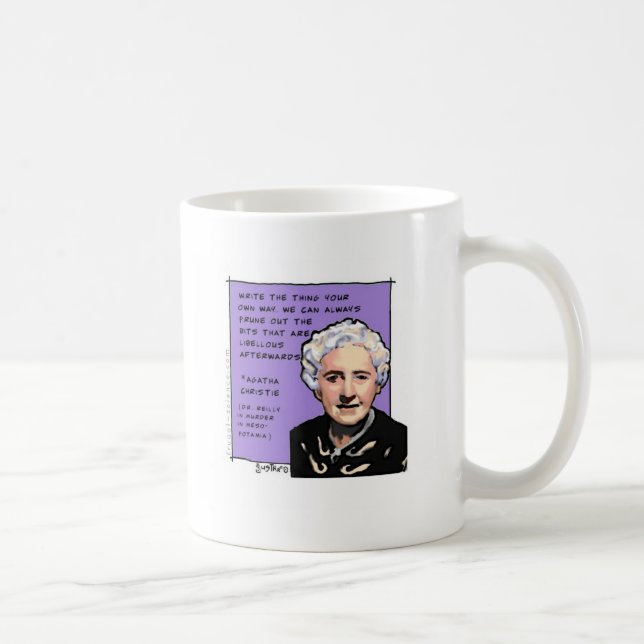 Agatha Christie något att säga skriver det ditt Kaffemugg (Höger)