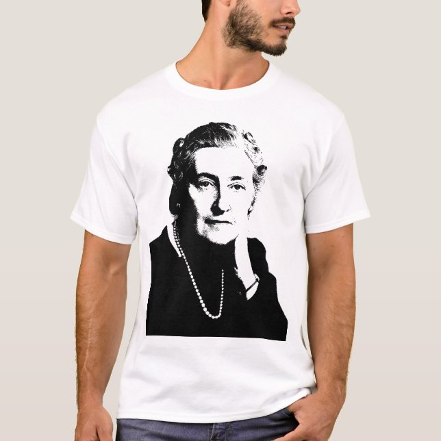 Agatha Christie T Shirt (Framsida)