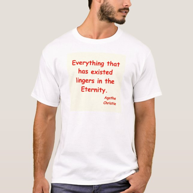 agathachristieevighet tee (Framsida)
