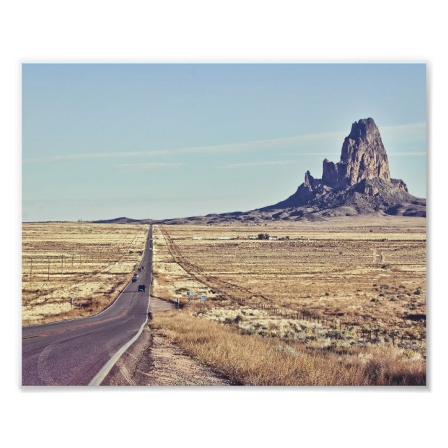 Agathla Peak Print, Arizona Fototryck (Framsidan)