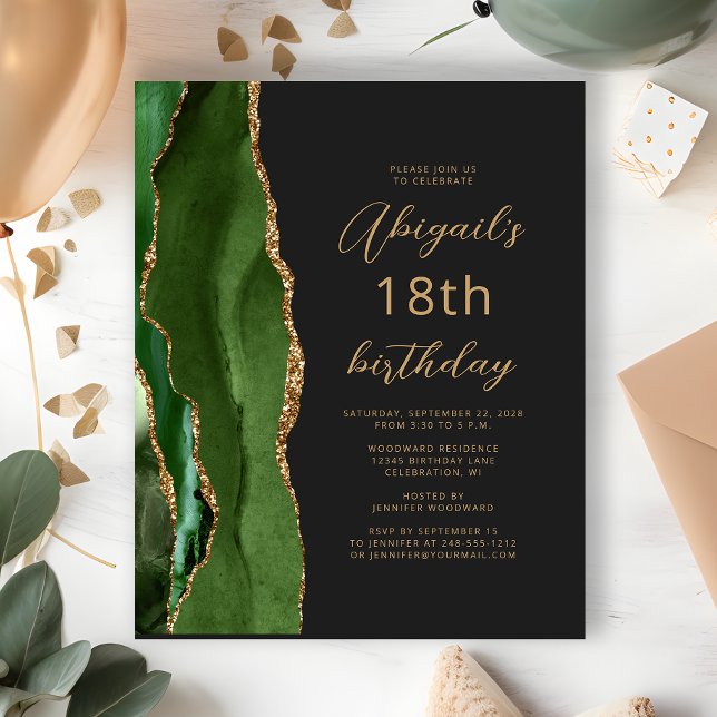 Agattskript för Grönt av budgetjägare 18:e födelse (Skapare uppladdad)