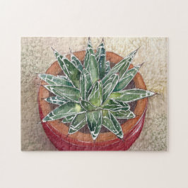 Agave in pot jigszons puzzle pussel