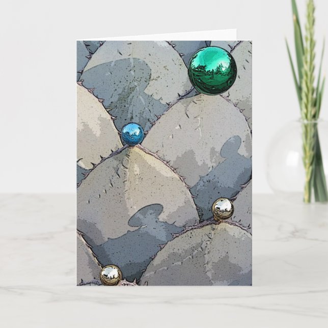 Agave Julhälsningar kortet Helgkort (Framsida)