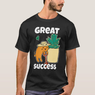 Agave Katt Skyffel Och Sukkulent Trädgård T Shirt