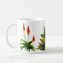 Agave- och aloeskaffemugg mugg