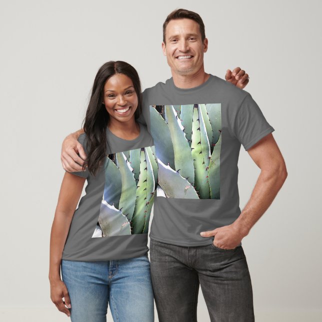 Agave Plant Succulent Blue Cacti Tequila Desert T Shirt (Unisex)