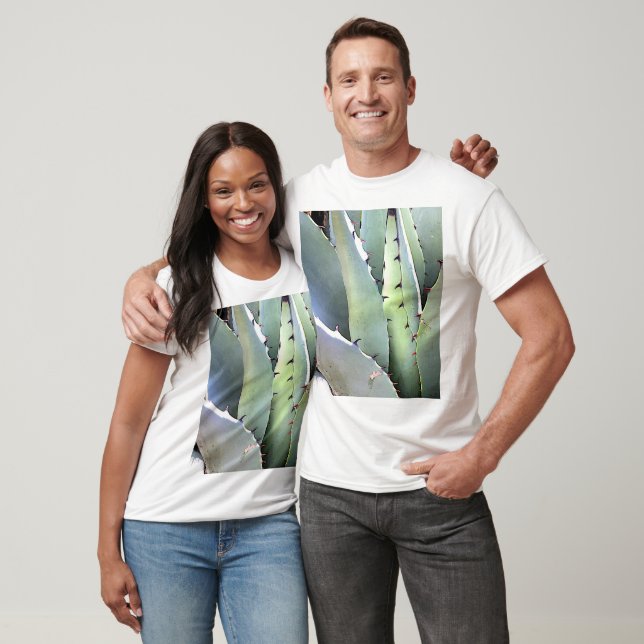 Agave Plant Succulent Blue Cacti Tequila Desert T Shirt (Unisex)