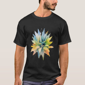 Agave Växter Akvarell Agave Växt Samlare Mexi T Shirt