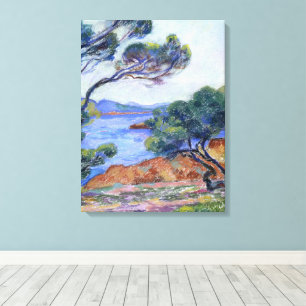 Agay, landskapsmålning av Armand Guillaumin Canvastryck