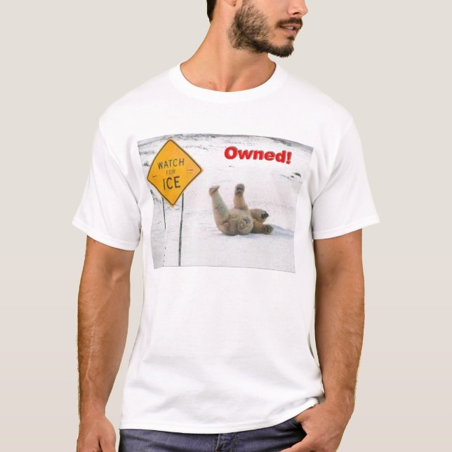 ägd polar björn tee shirt (Framsida)