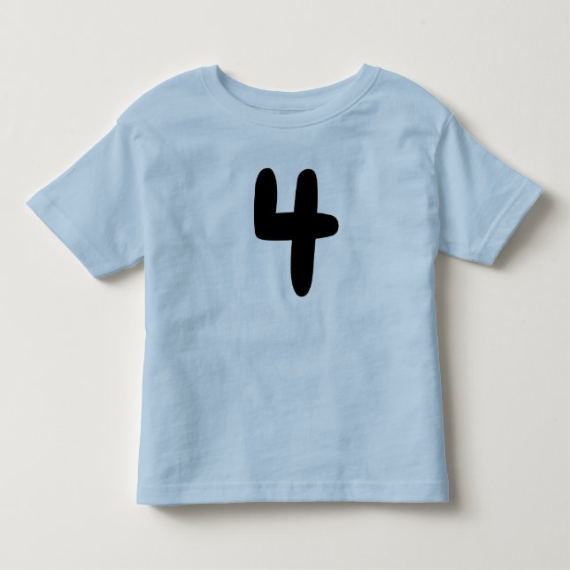AGE 4 SMÅBARN T-Shirt (Framsida)