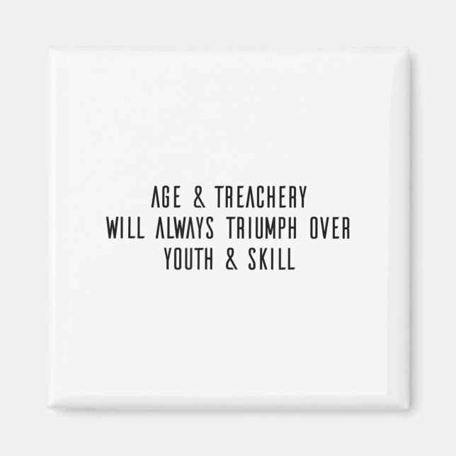 Age &amp; Treachery Will Always Triumph Over Youth Magnet (Framsidan)