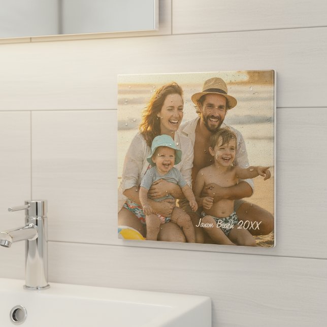 Aged Sepia Photo Template D1216 Kakelplatta (Skapare uppladdad)