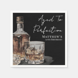 Aged To Perfection Birthday Party Pappersservett
