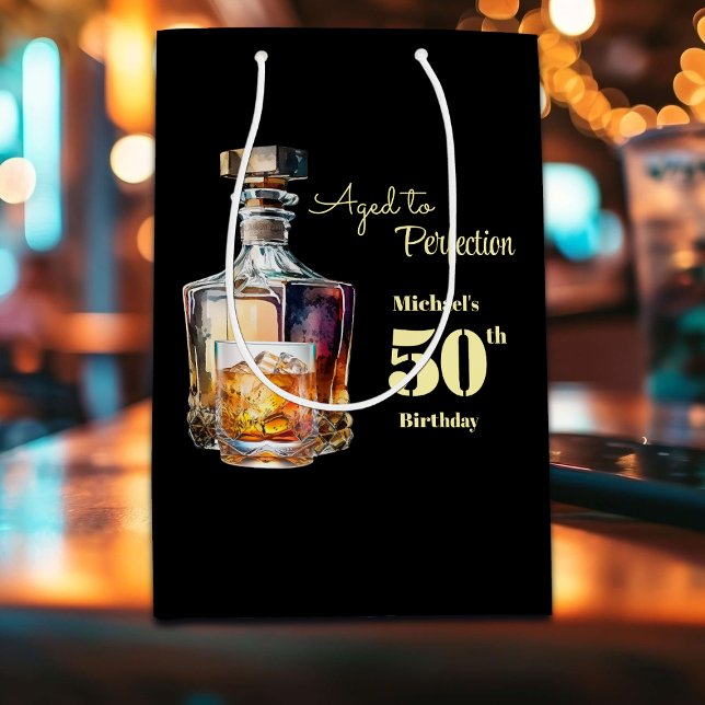 Aged to Perfection Men's 50th Whiskey Birthday  (Skapare uppladdad)