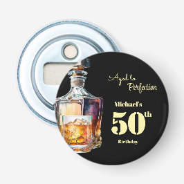 Aged to Perfection Men's 50th Whiskey Birthday  Flasköppnare