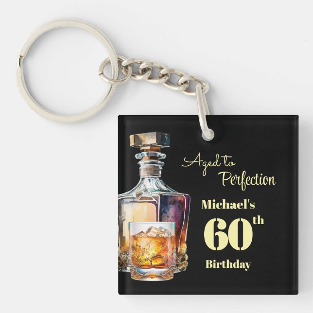 Aged to Perfection Men's 60th Whiskey Birthday  (Framsidan)