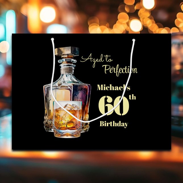 Aged to Perfection Men's 60th Whiskey Birthday  (Skapare uppladdad)