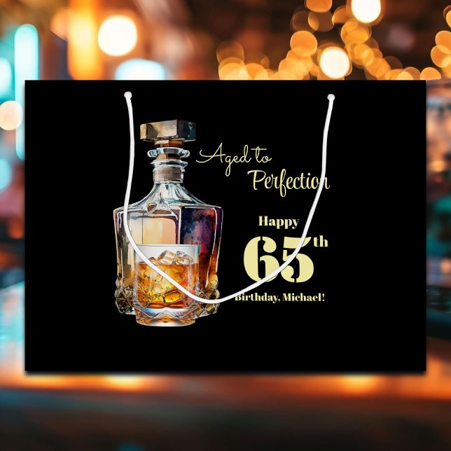 Aged to Perfection Men's 65th Whiskey Birthday  (Skapare uppladdad)