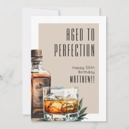 Aged To Perfection Men's Birthday Kort