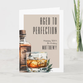 Aged To Perfection Men's Birthday Kort