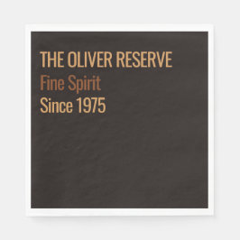 Aged to Perfection | Whisky Birthday Pappersservett