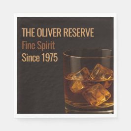 Aged to Perfection | Whisky Birthday Pappersservett