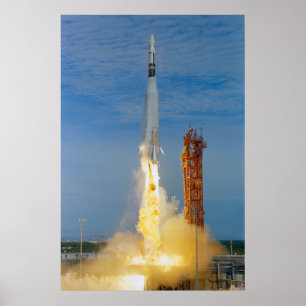 Agena Target Fordon Launch for Gemini 11 Poster