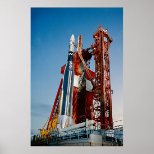 Agena Target Fordon om startstöd för Gemini 11 Poster