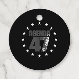 Agenda 47 Patriotiska trumpetens omval av Kampanj Gåvor Etiketter