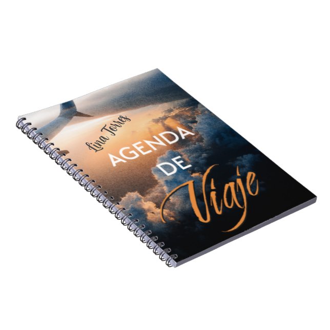 Agenda De Viaje Anteckningsbok (Högra Sidan)