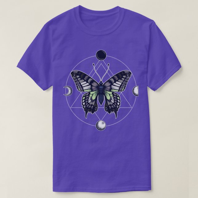 Agender Butterfly T Shirt (Design framsida)