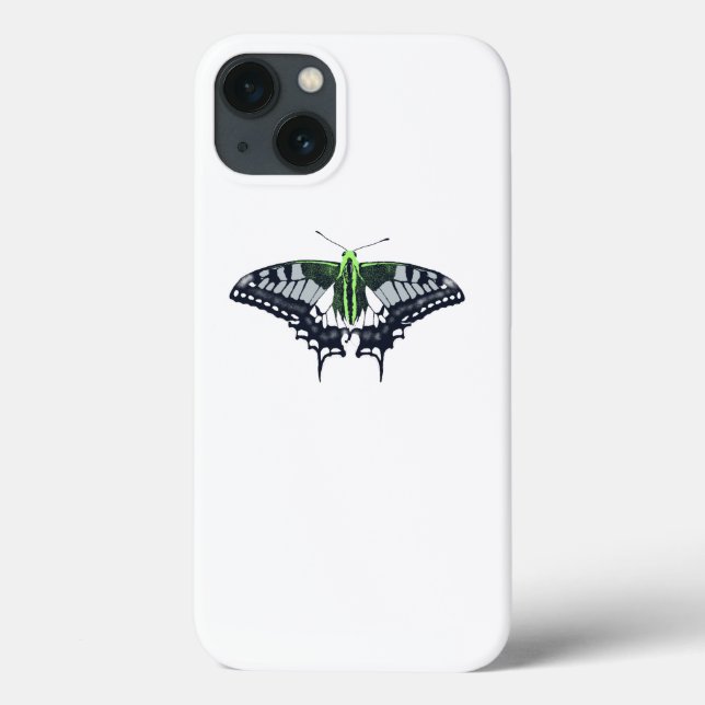 Agender Flagga Swallowtail Butterfly (Baksida)