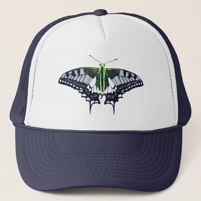 Agender Flagga Swallowtail Butterfly Keps (Framsida)